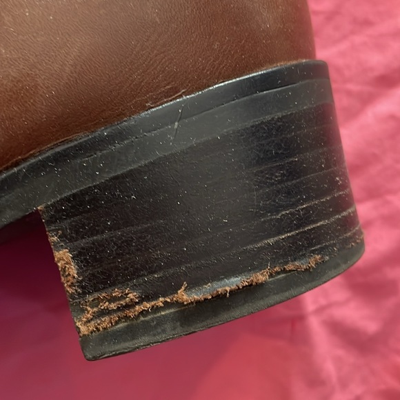 Franco Sarto size 7 brown leather riding boots - Picture 6 of 11